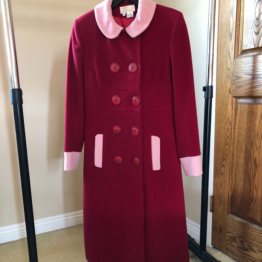 Ultra Cute!!!  Wool and Cashmere coat will turn heads anytime out on the town.